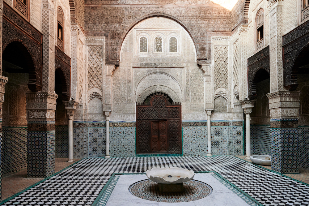 Madrassa Building Details Morocco